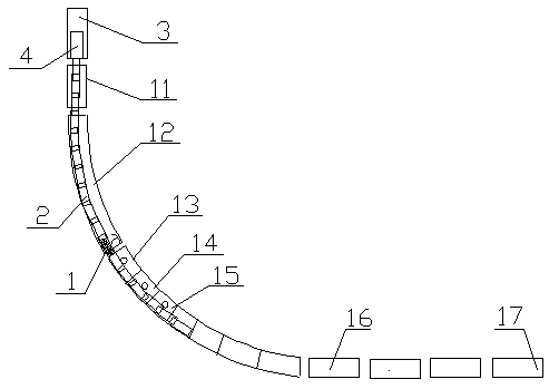 Method for improving detecting precision of continuous casting hydraulic fanshaped section roll gap through online roll gap apparatus