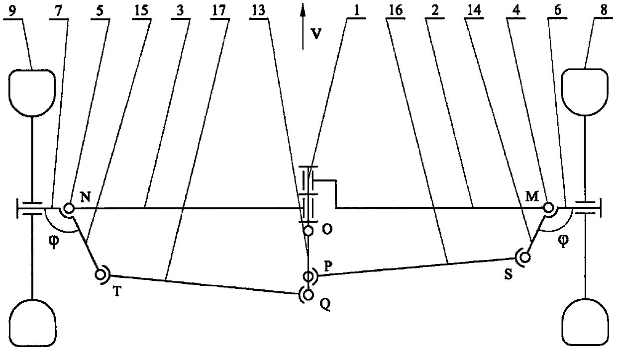 Vehicle body tilting mechanism and active tilting vehicle applying same