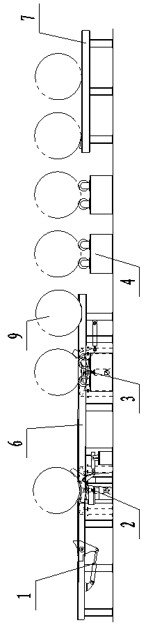 Casting pipe cement lining grinding unit