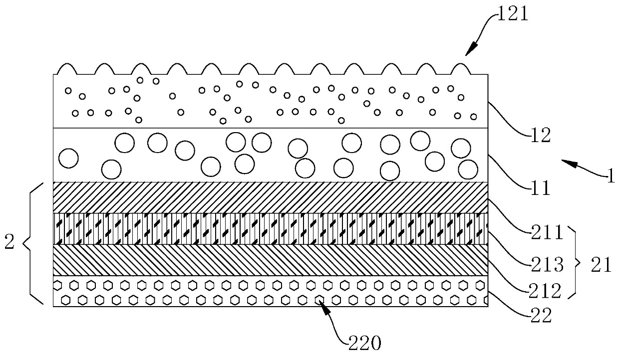 Composite radiation refrigeration film