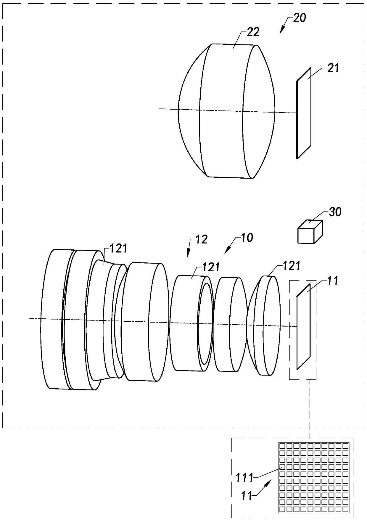 Laser radar device and receiving module thereof