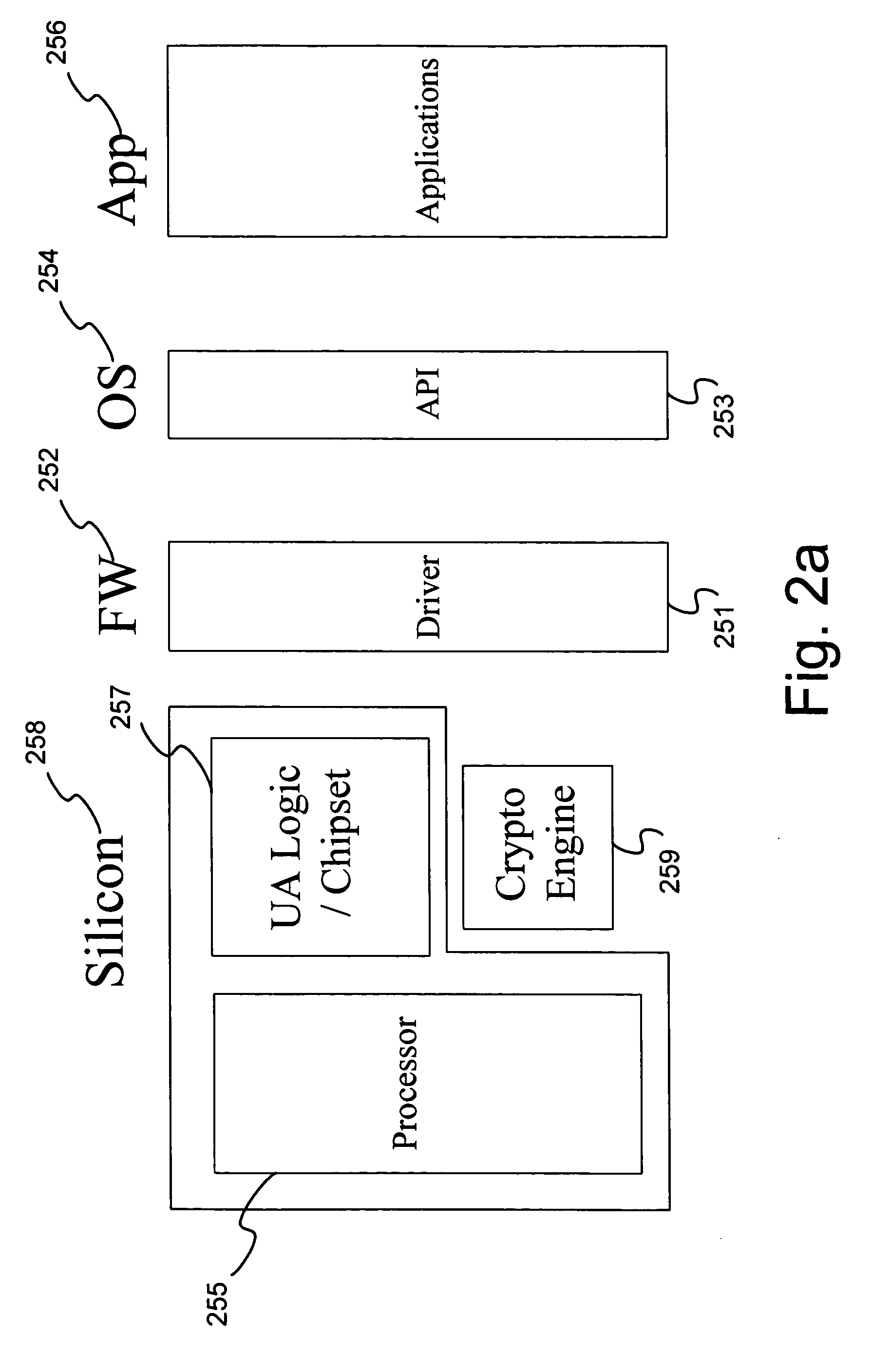 Mobile handset with update agent implemented in hardware