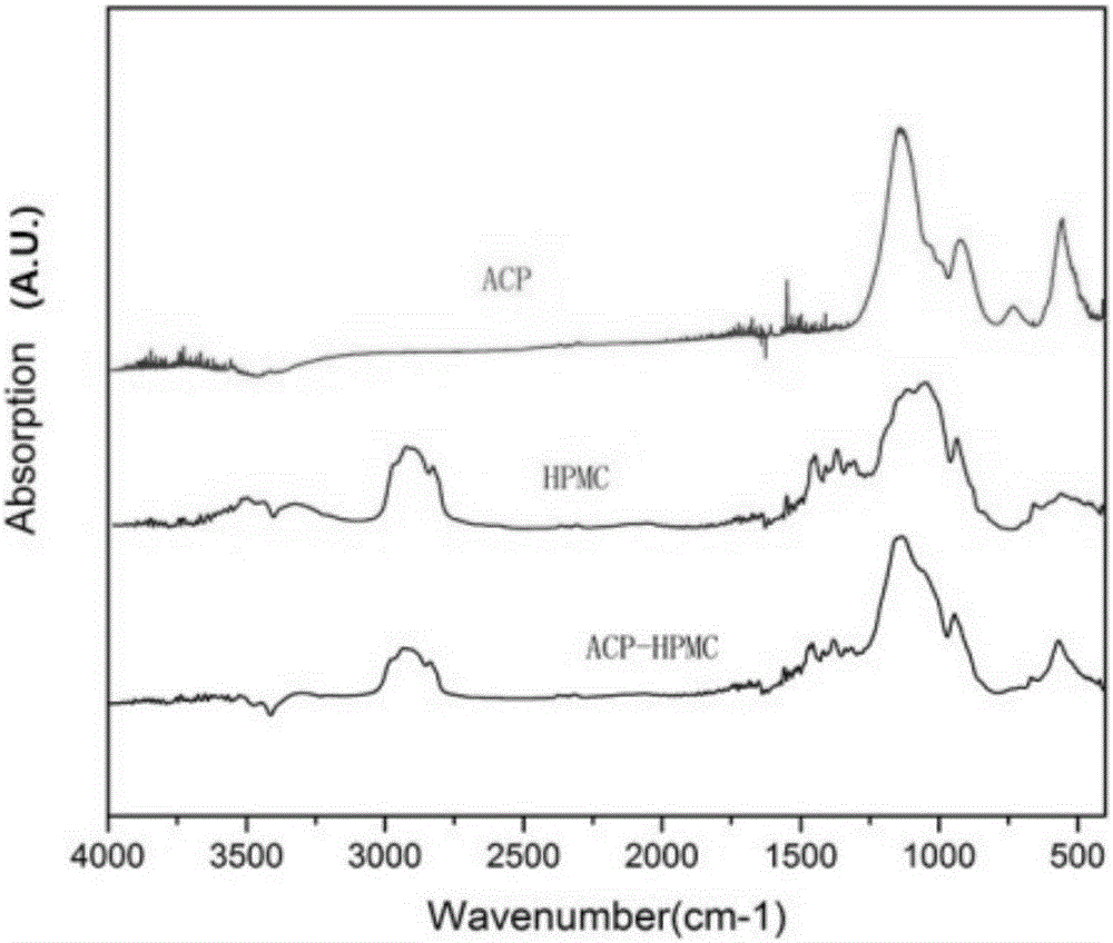 Biomimetic mineralized adhesive film prepared from polymer film forming material-loaded ACP and in-vitro induction remineralization method