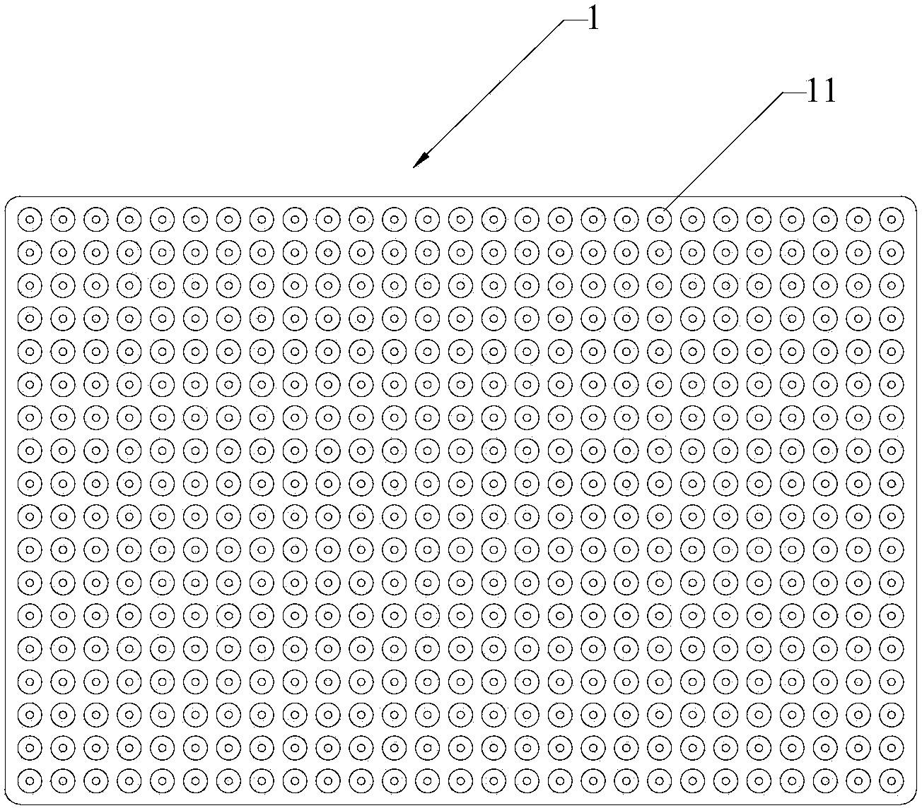 Float seedling breeding master disc, float seedling breeding device and tobacco seedling breeding method