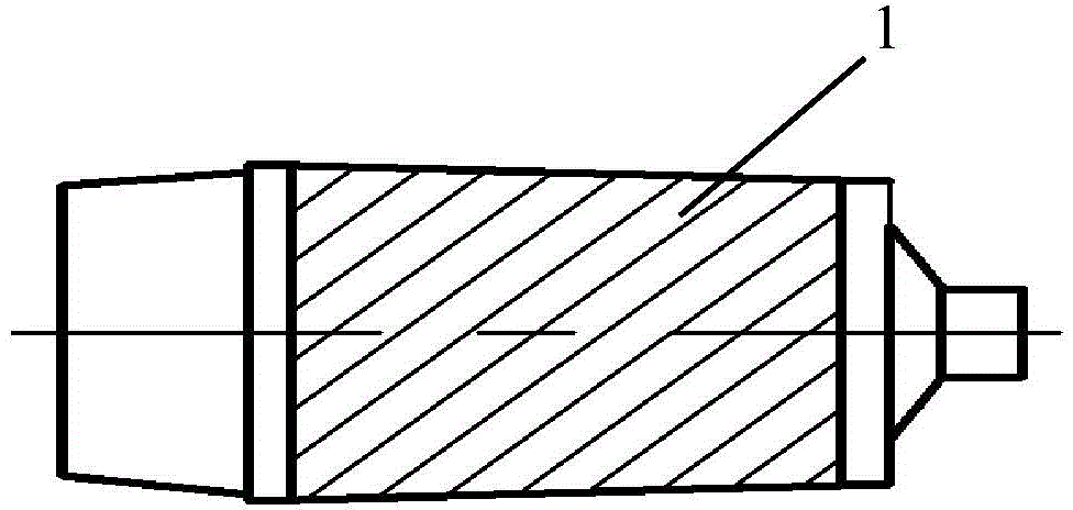 Forging method for efficiently healing steel ingot internal hole type defects by using small pressure