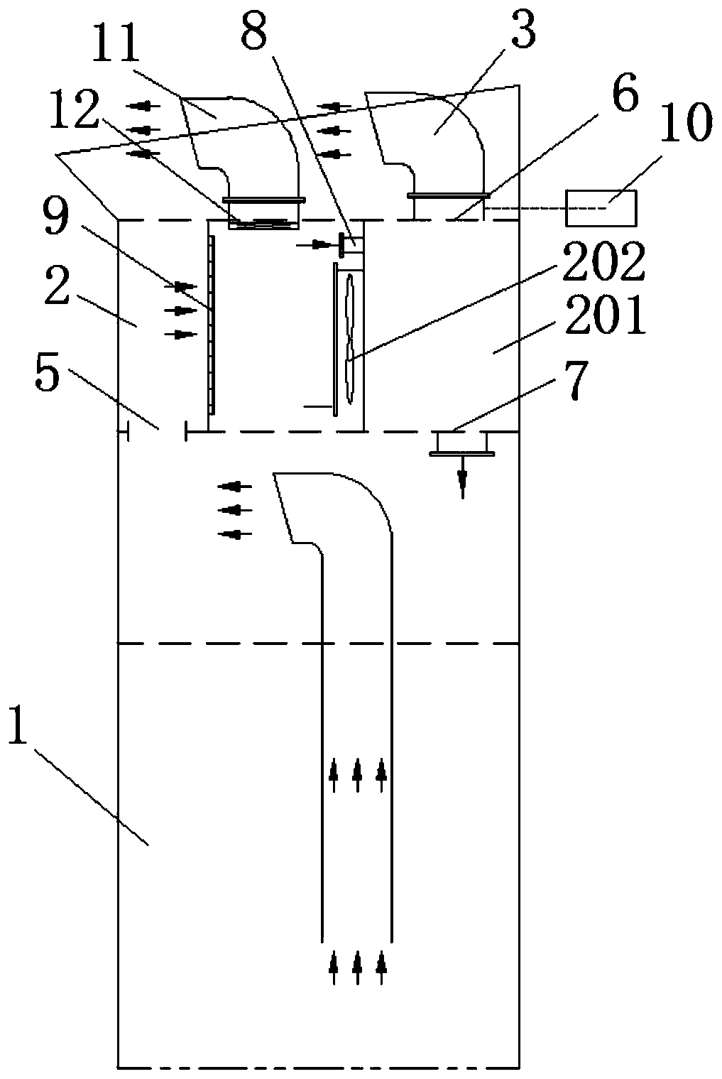 Desulfurization and emission reduction device and ship