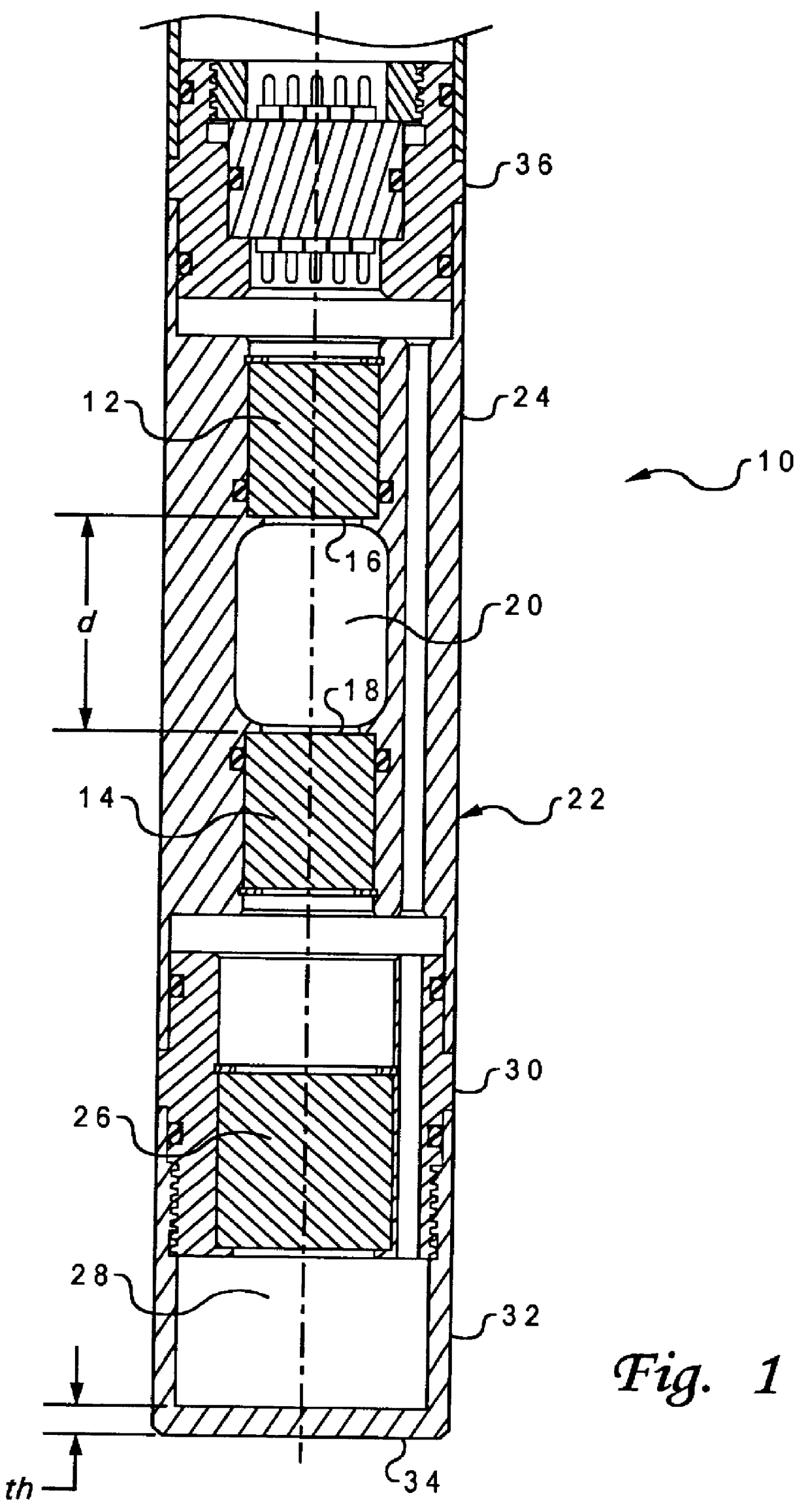 Method and apparatus for acoustic logging of fluid density and wet cement plugs in boreholes