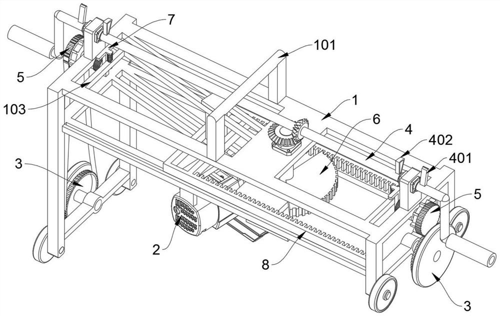 A device for cutting and setting steps with anti-skid lines