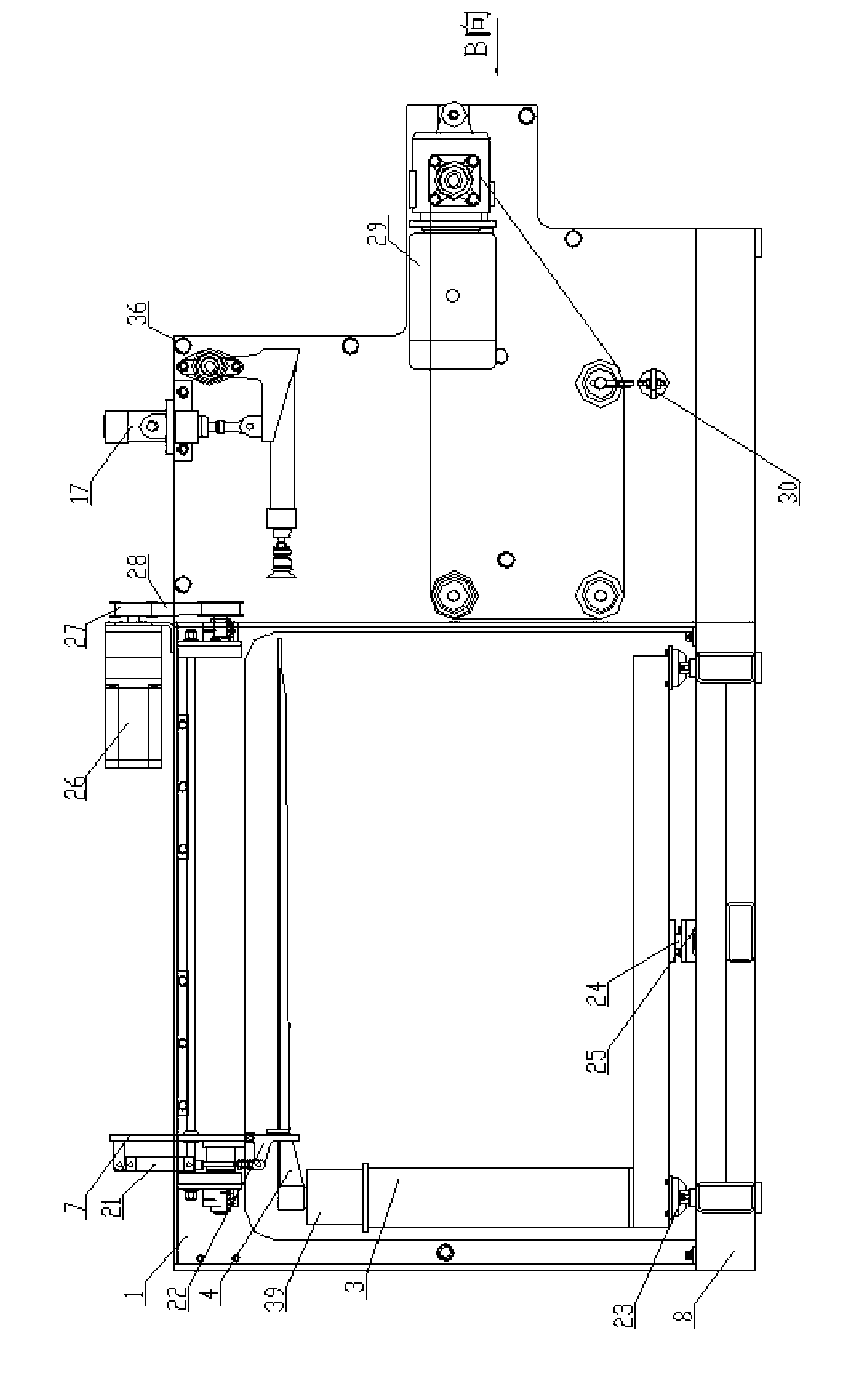 Automatic hand bag feeding machine