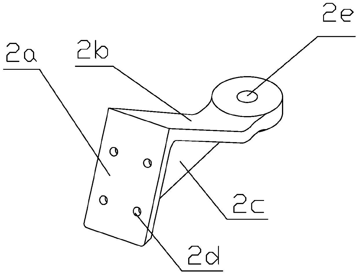 Derailment detection device and detection method based on side frame positioning