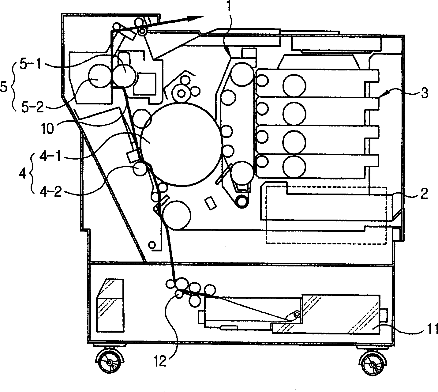 Paper feeder and a printer employing the same