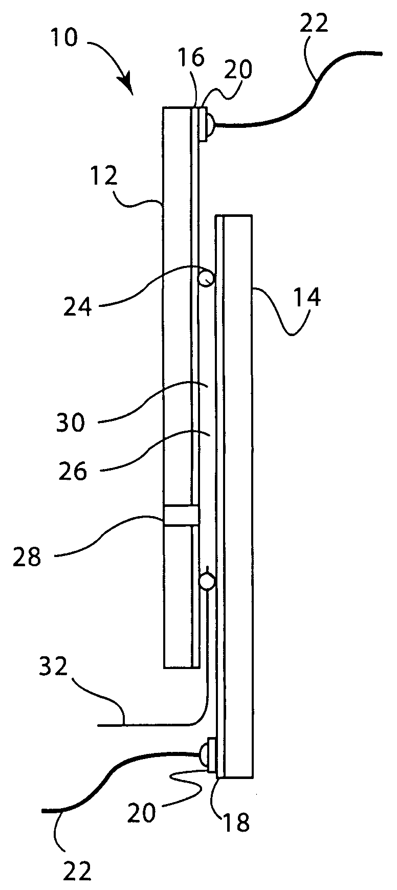 Durable electrooptic devices comprising ionic liquids