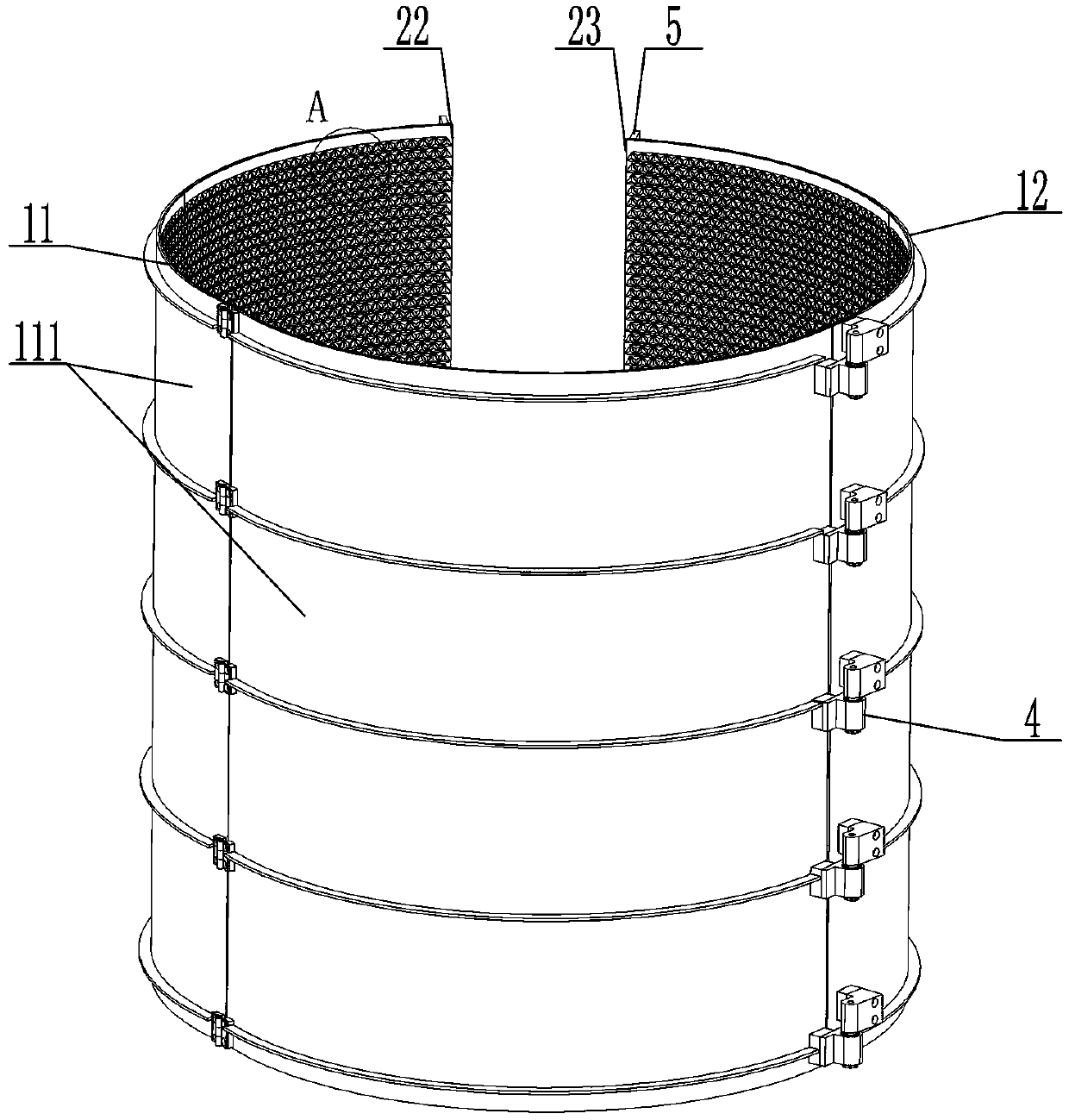 Manufacturing device for working mode band of micro-pyramid arraying structure and manufacturing method for manufacturing device