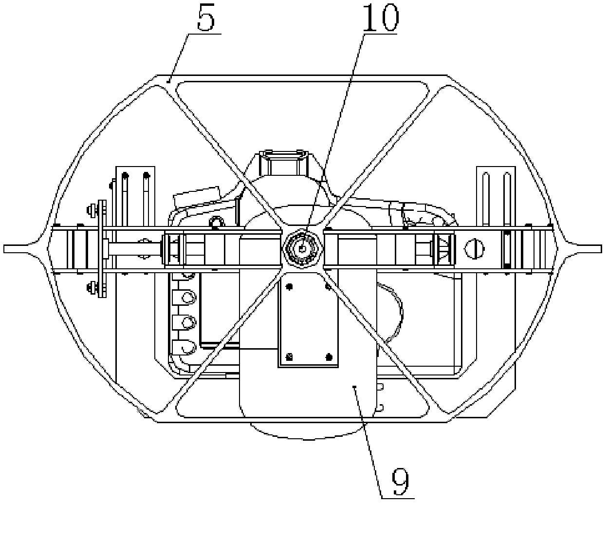 UAV (unmanned aerial vehicle) transmission-line patrolling system