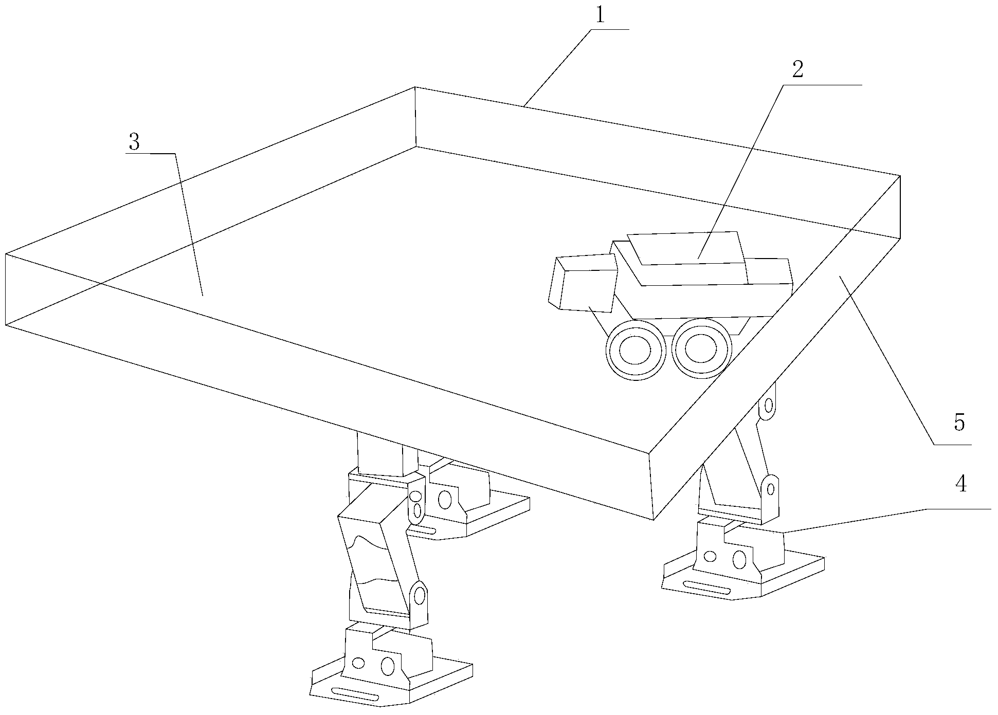 Compound staggered self-recognition stacked structure robot