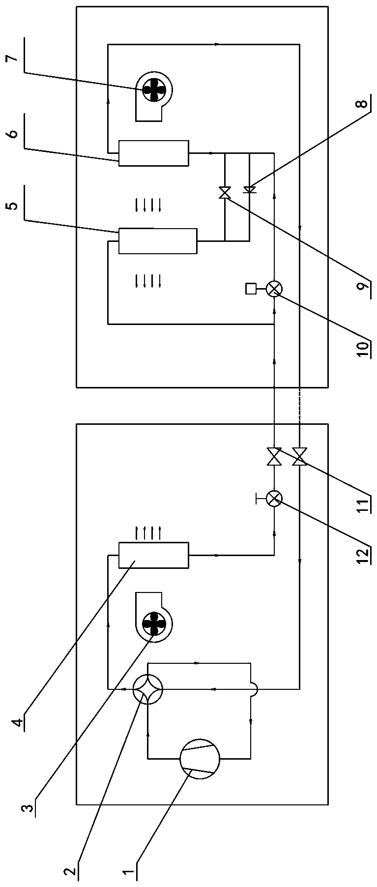 Total-heat fresh air exchange equipment with isothermal or temperature-rise dehumidification function