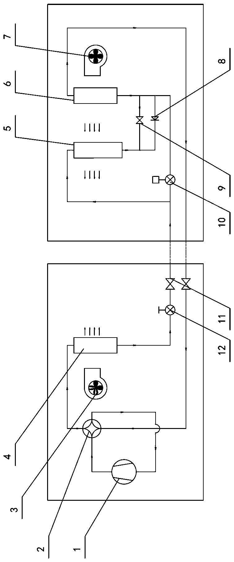 Total-heat fresh air exchange equipment with isothermal or temperature-rise dehumidification function