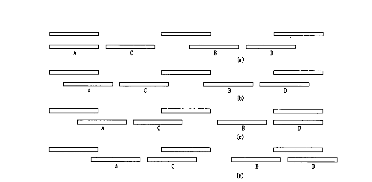 Differential capacitance displacement conversion and subdivision method and capacitive linear displacement measuring system