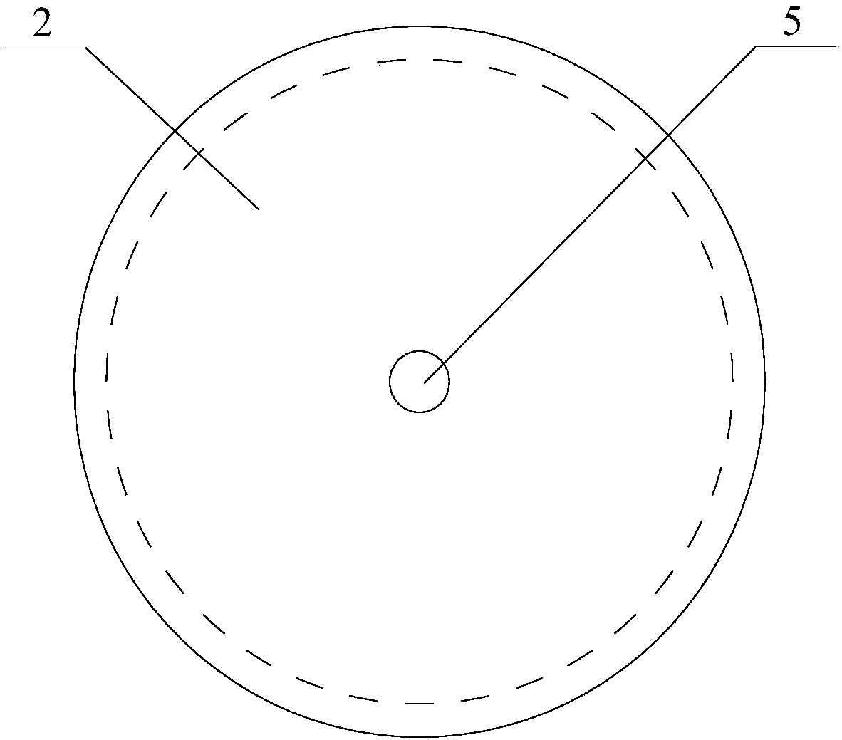 A device used for testing interlaminar interfacial shear strength of a fiber composite material bar