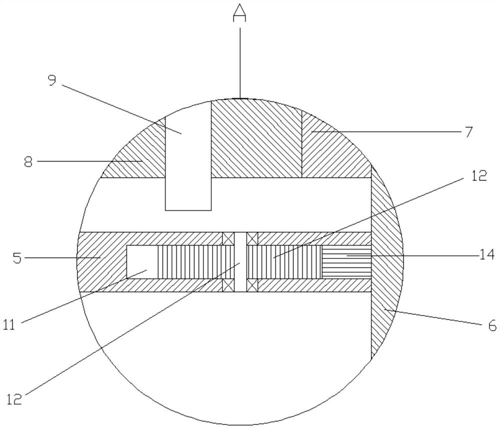 Sludge treatment device for sewage sedimentation tank