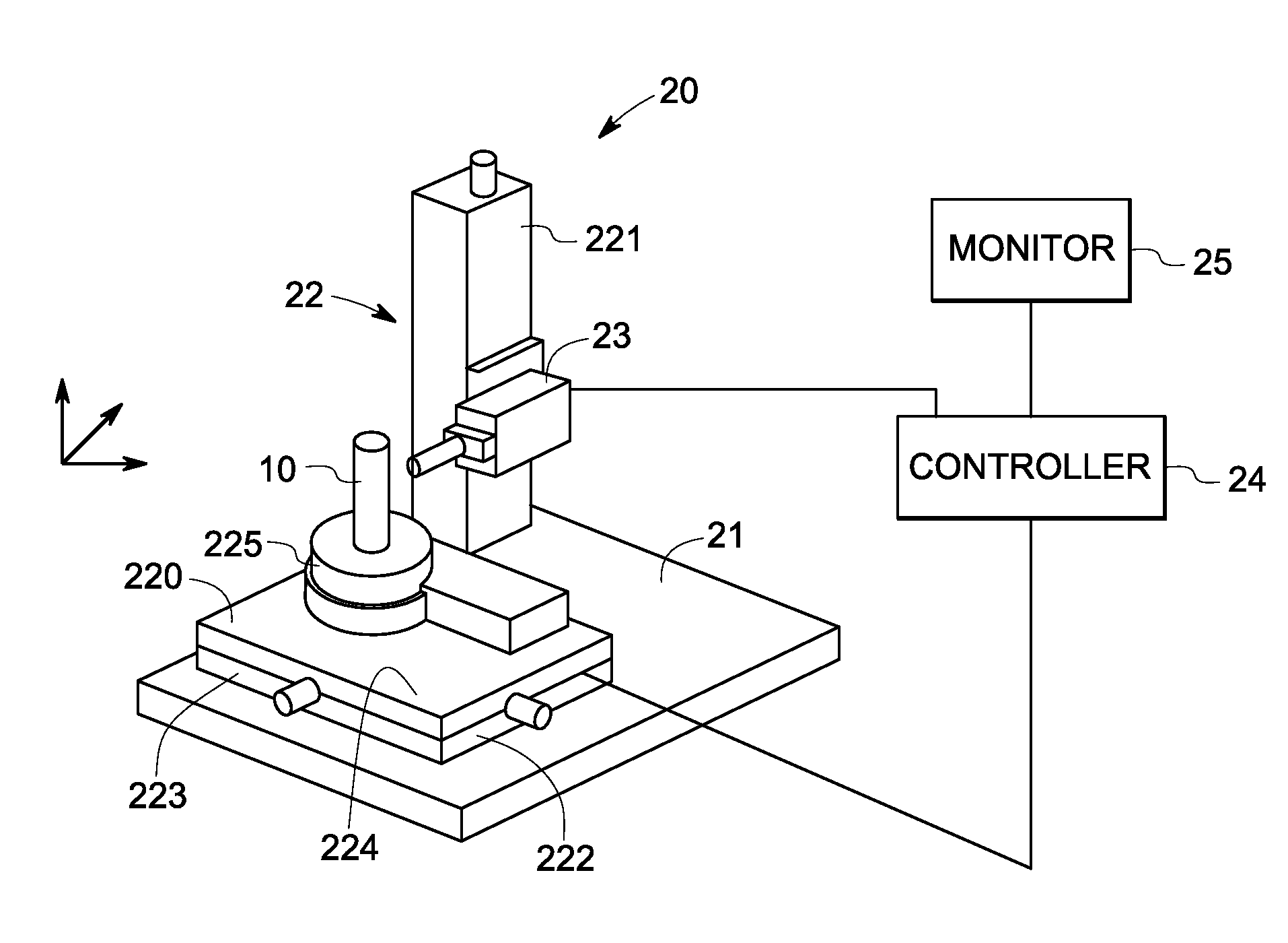 Method and system for parameter extraction of a cutting tool