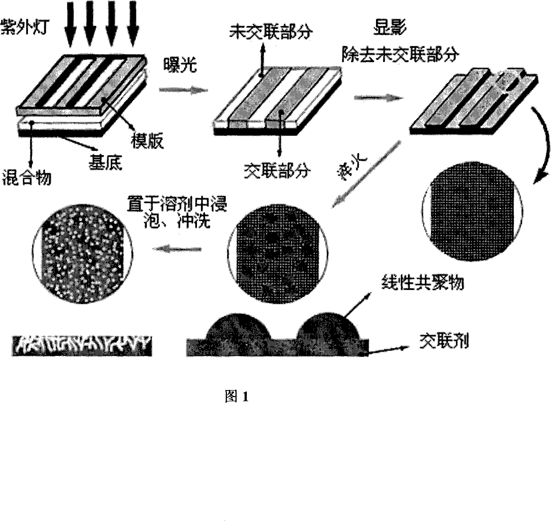 Construction method for composite pattern having both micron and nano structures