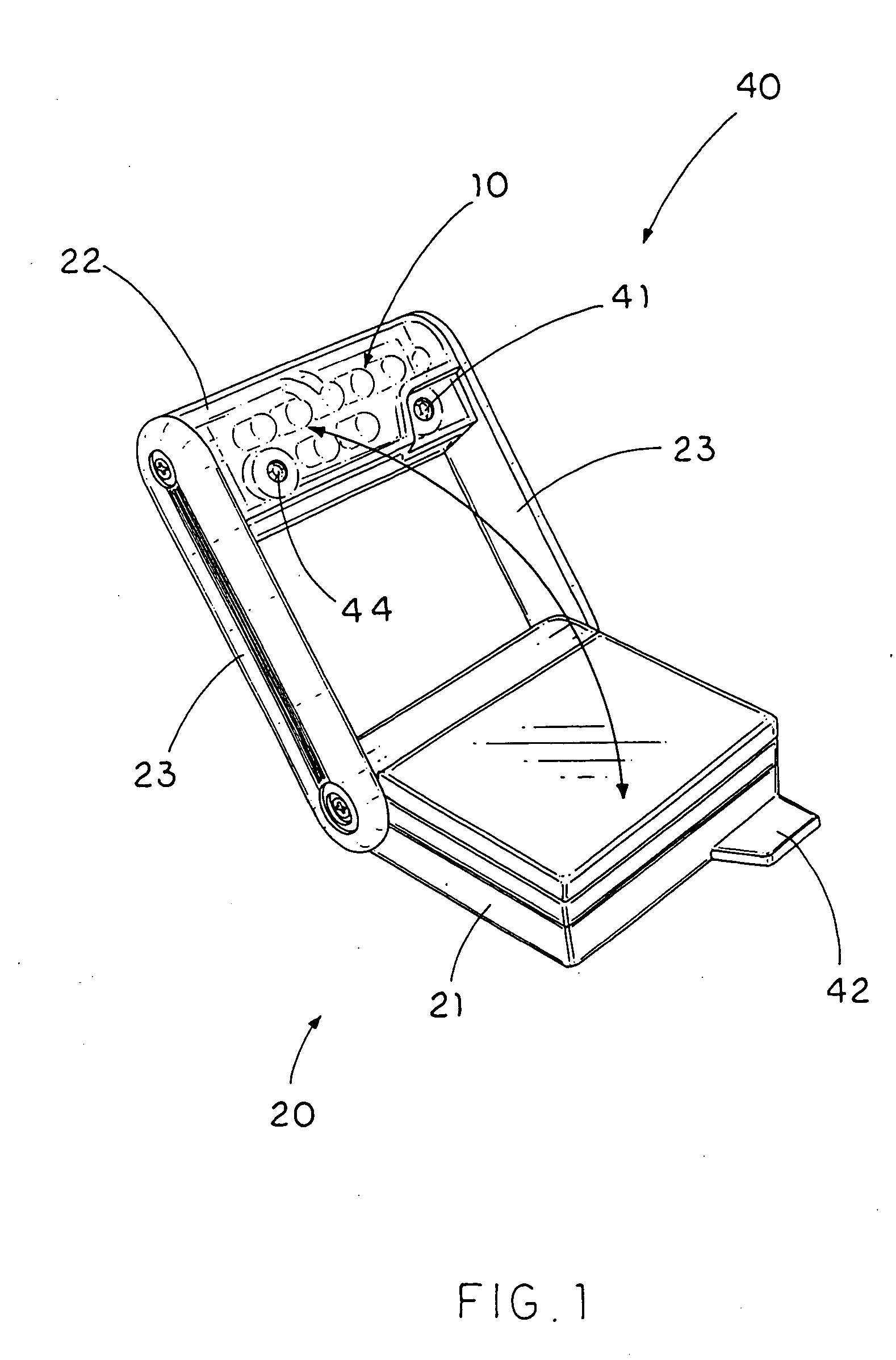 Portable reading light for vehicle