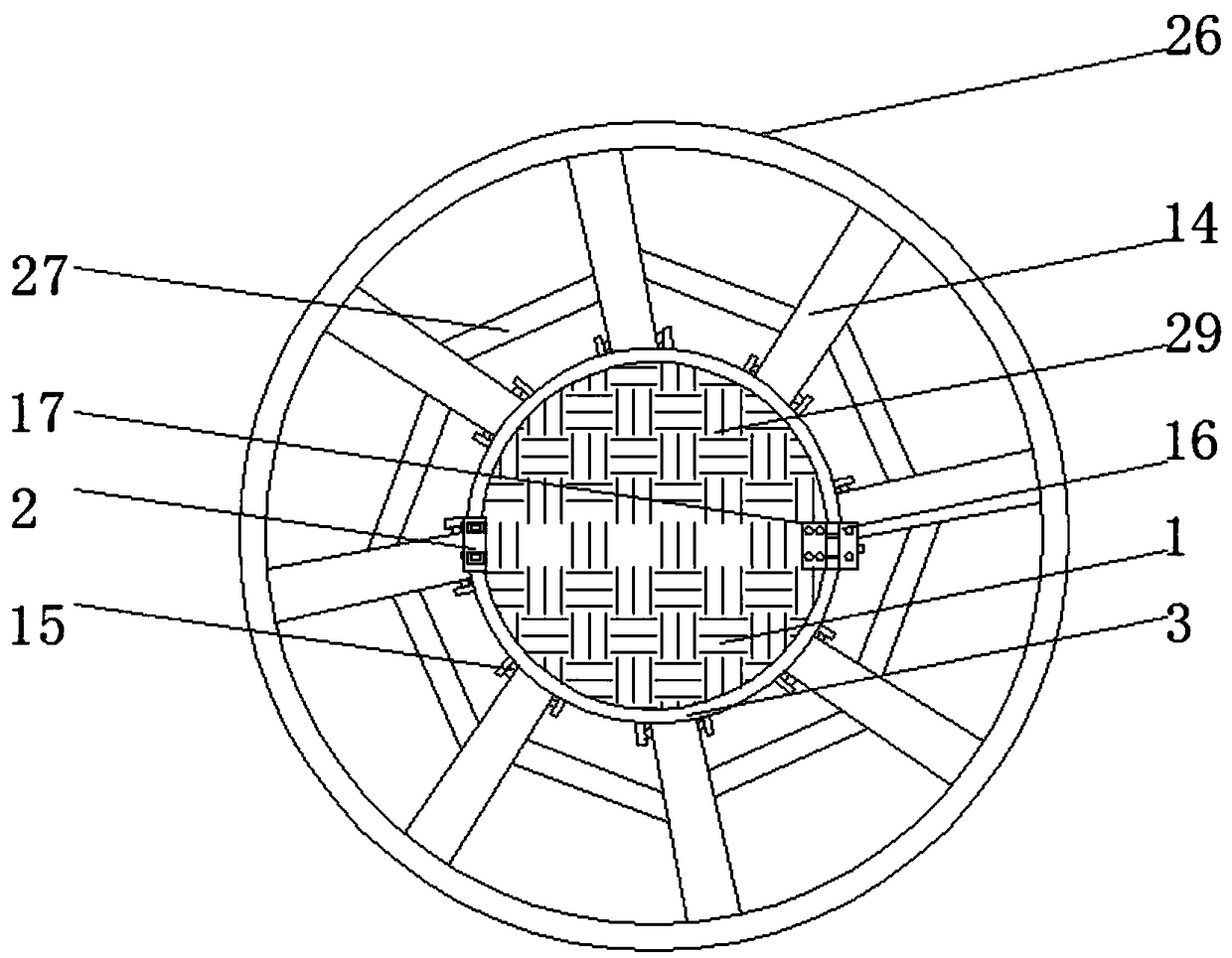 Lightweight hoisting dome structure