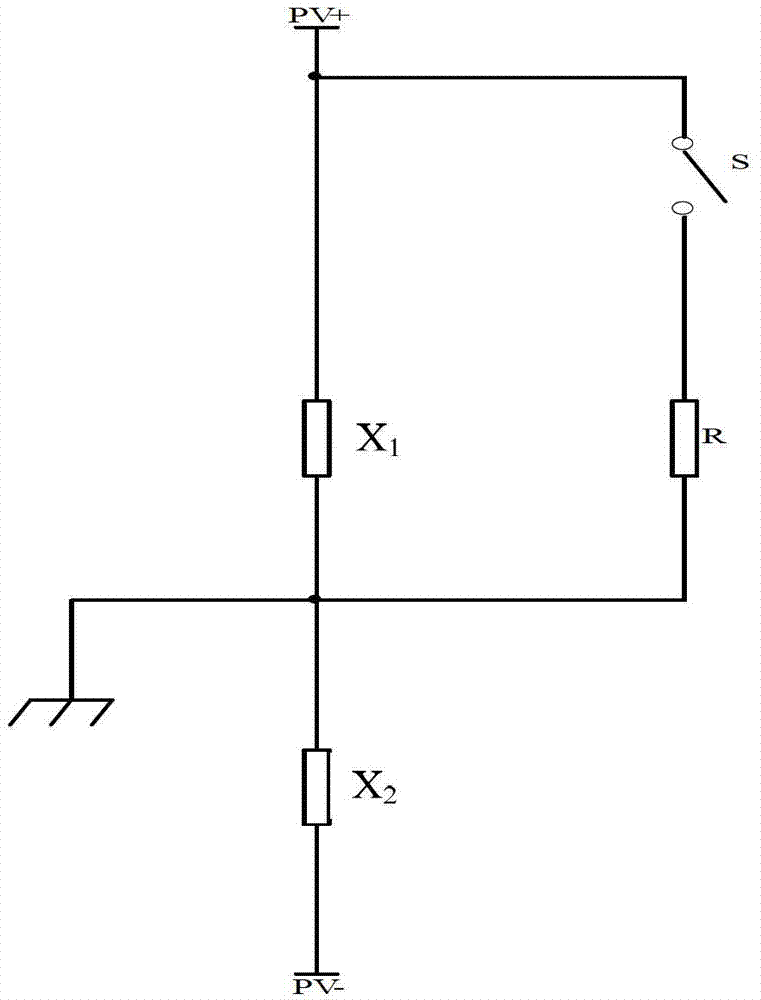 Circuit and method for detecting insulation resistance of battery board to ground