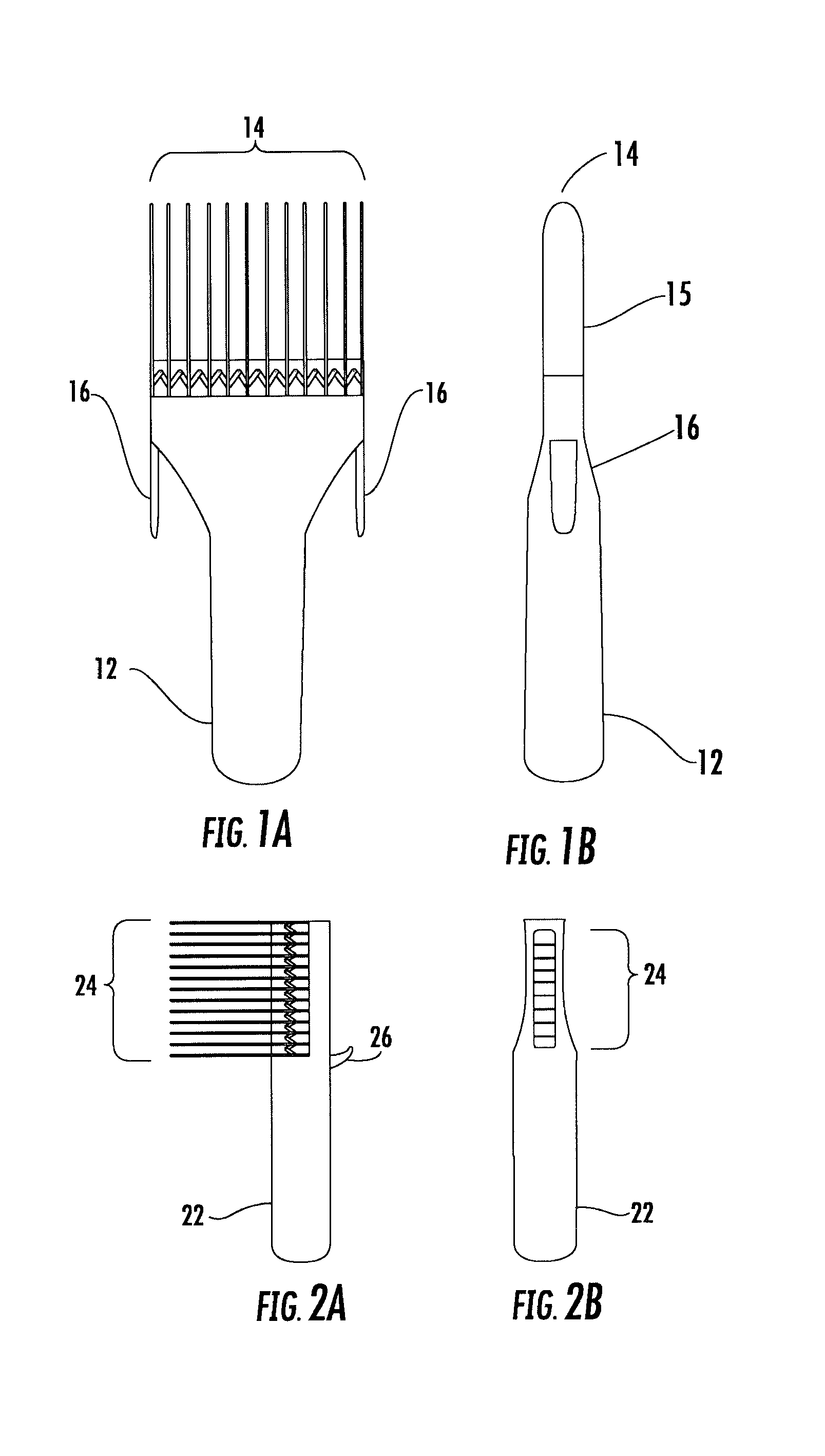 Hot compressing tooth hair comb