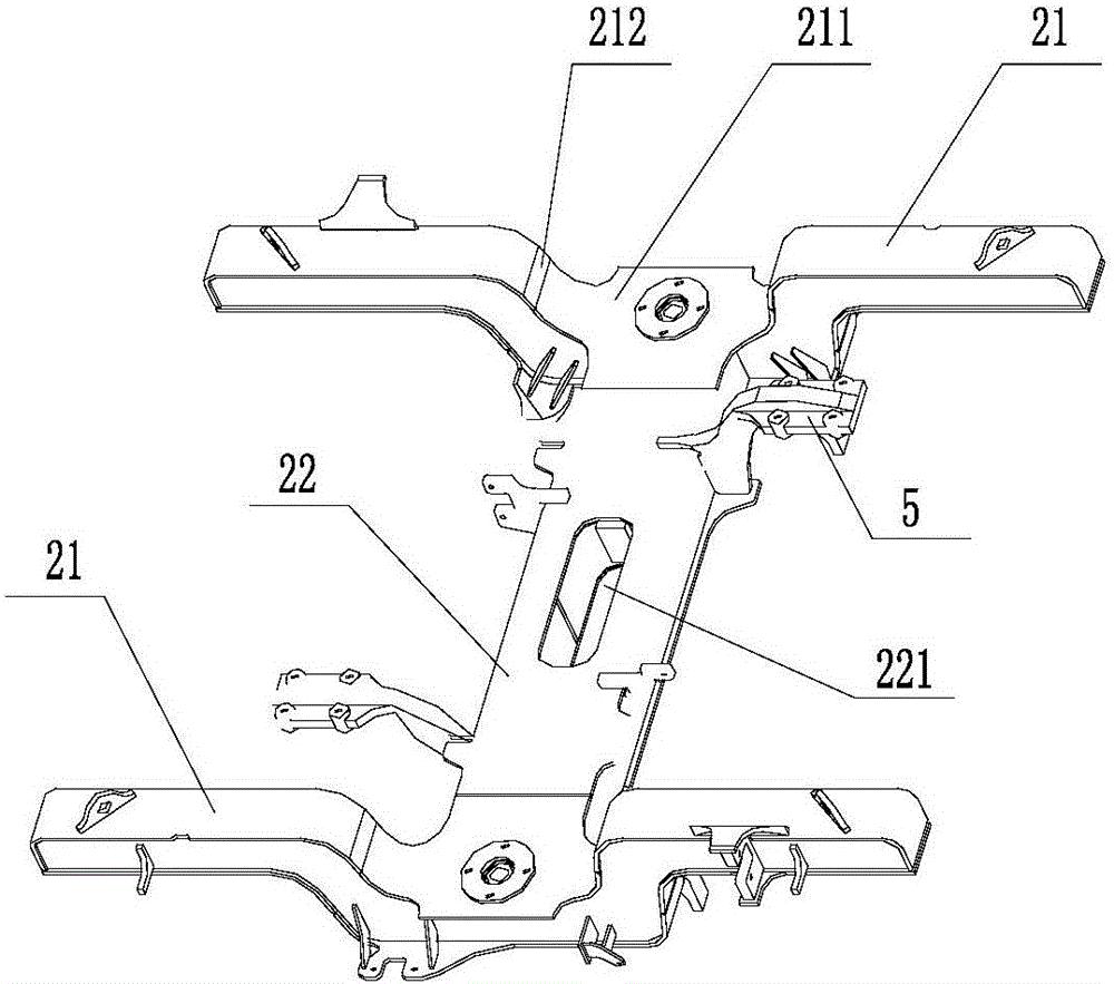 Power bogie and light rail vehicle