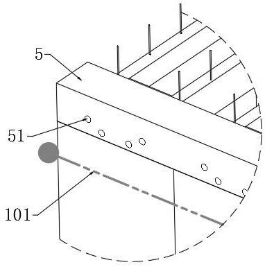 Industrially constructed underground station structure and construction method