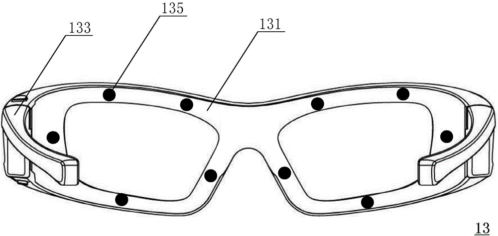 Test system and test method for simulated flight operation based on sight track