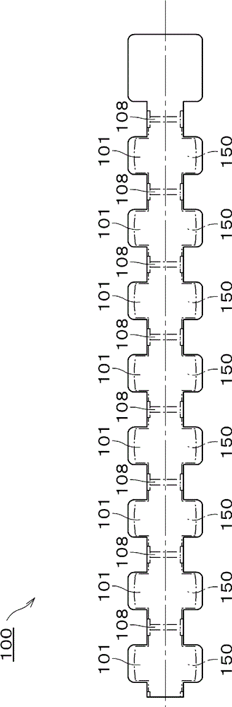 Workpiece material and grasping mechanism