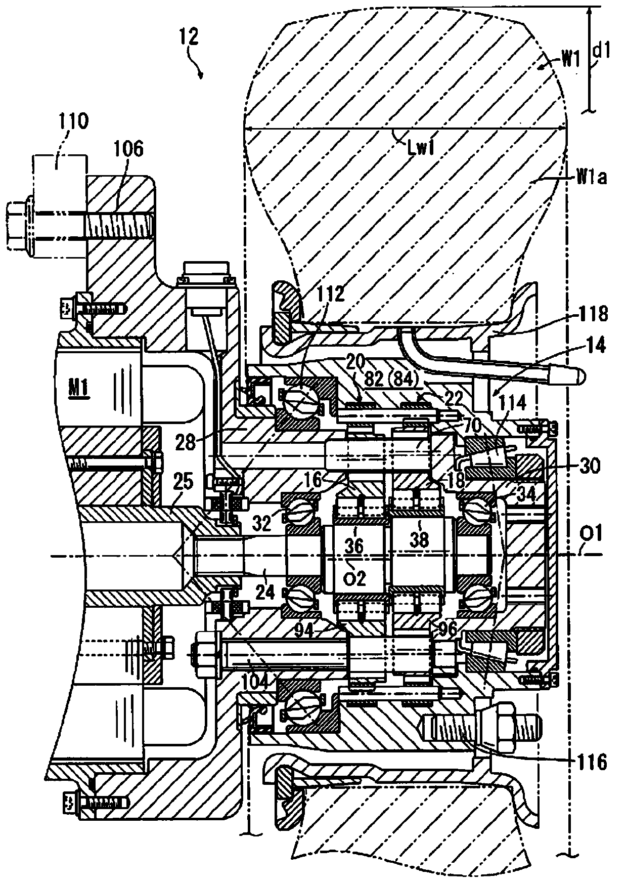 Epicyclic reduction gear