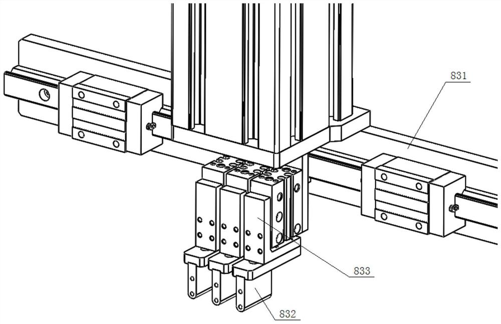 Automatic labeling equipment for plugging explosion propagation hole of perforating cartridge case shell