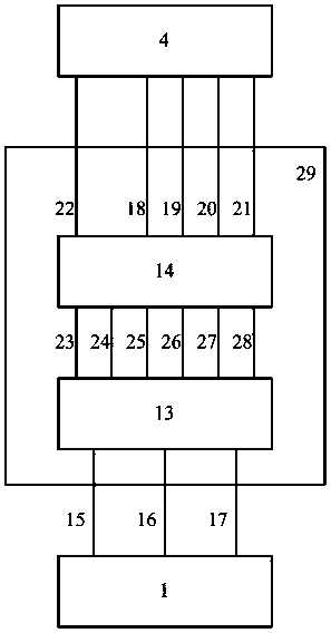 Ultrasonic wave motor transient characteristic testing device and control system thereof