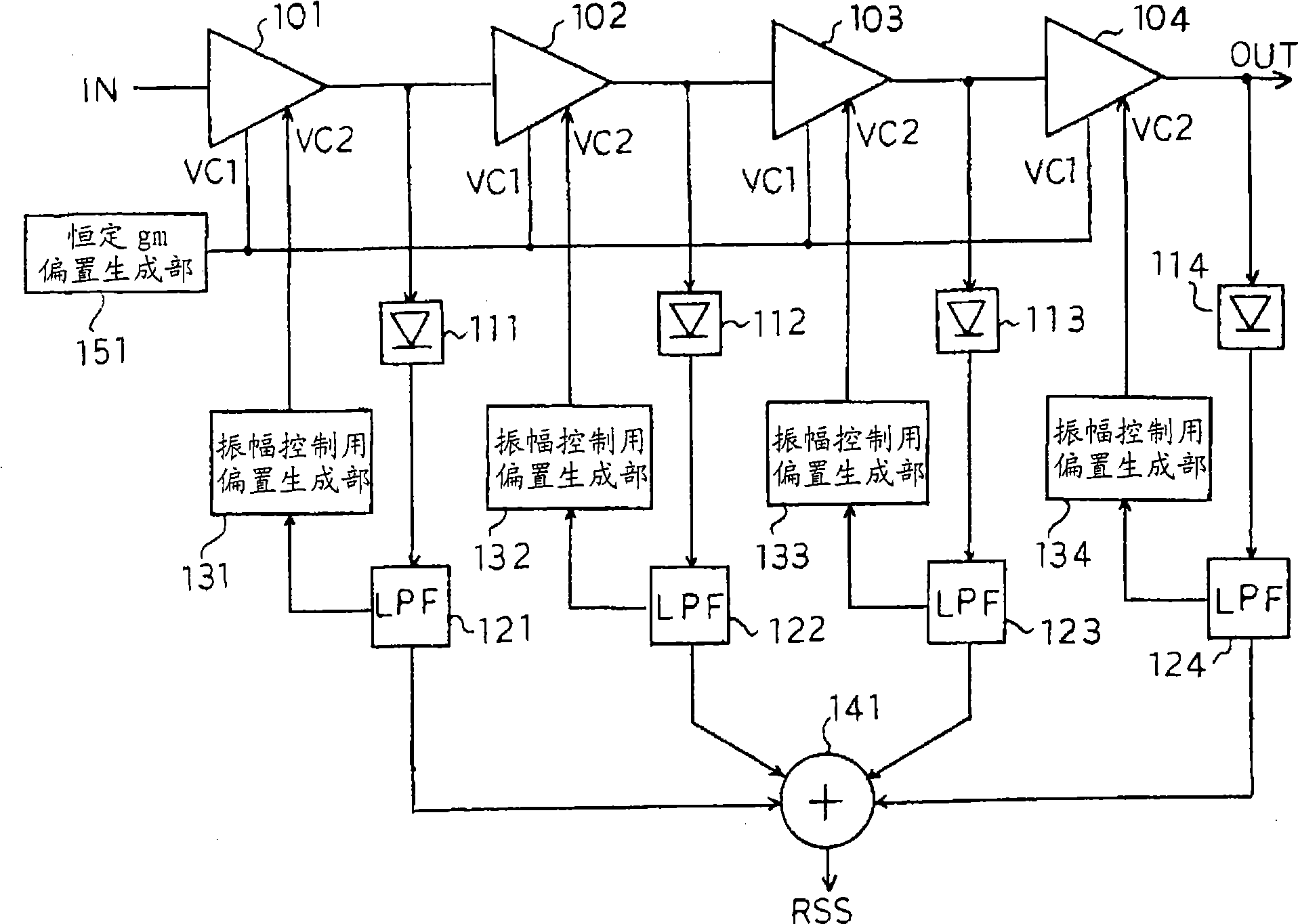 Peak-hold circuit and signal strength indicator using the peak-hold circuit