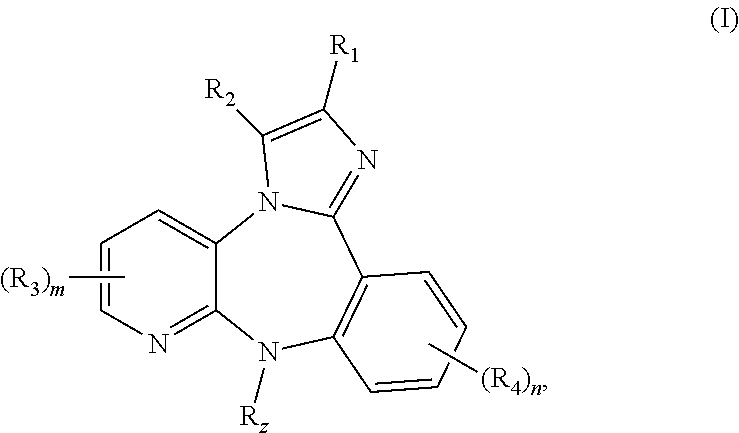 Substituted Benzo-Imidazo-Pyrido-Diazepine Compounds