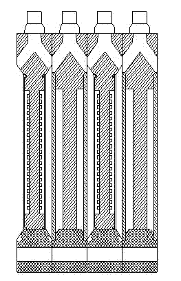 High-speed feeding and fast discharging membrane filter plate and high-speed feeding method