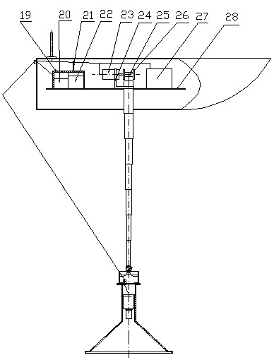 Cruising type direct underwater video monitoring system