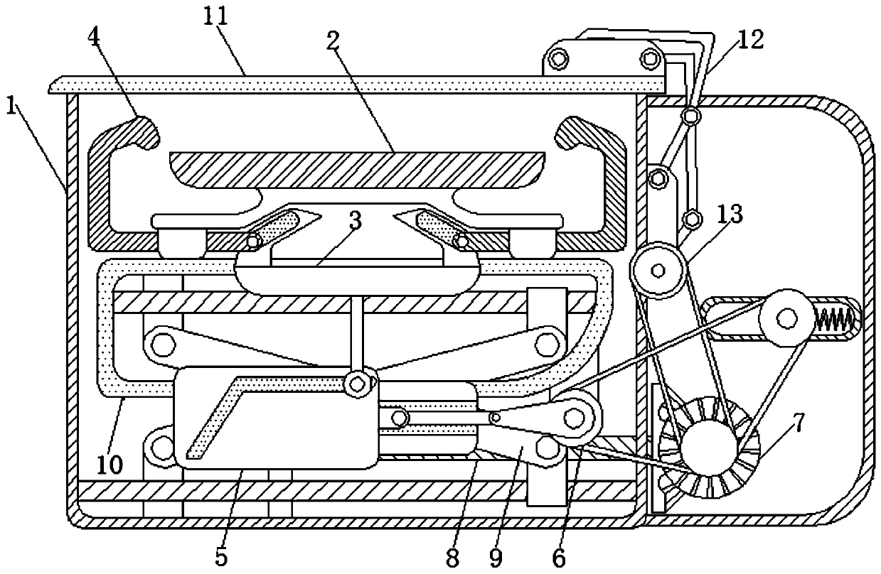 Hidden repair table with construction function and capable of fixing household appliance for intelligent household appliance