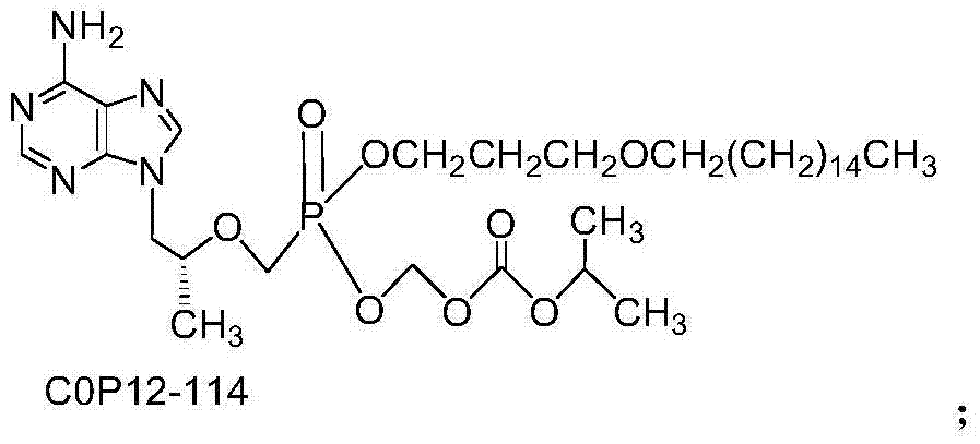 Tenofovir disoproxil fumarate compounds, preparation method and application to antiviral field