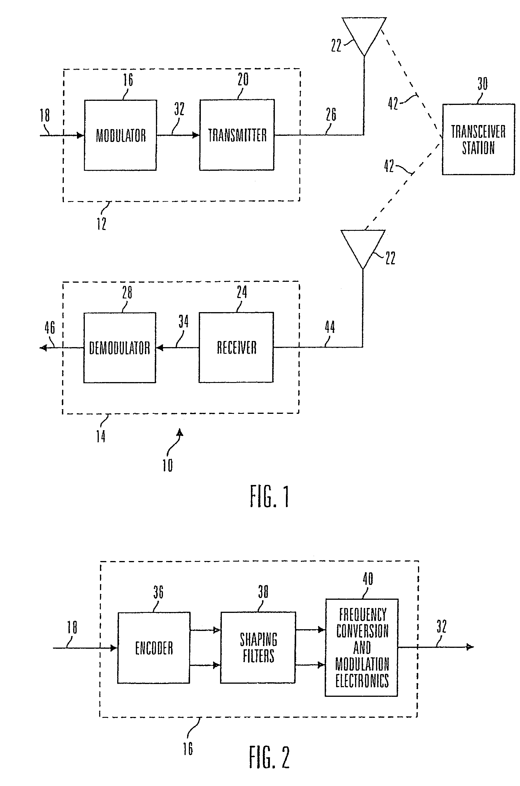 Shared functional block multi-mode multi-band communication transceivers