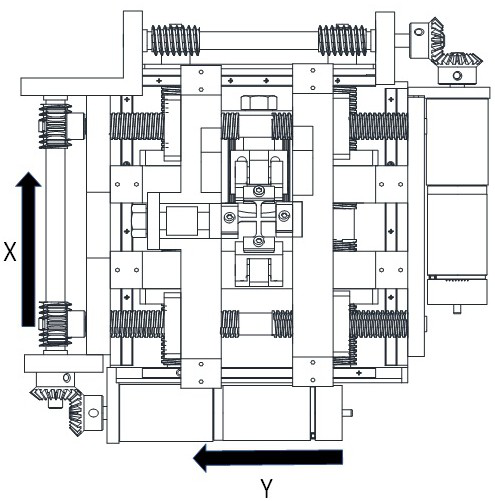 Quasi-static in-situ biaxial tensile property testing instrument