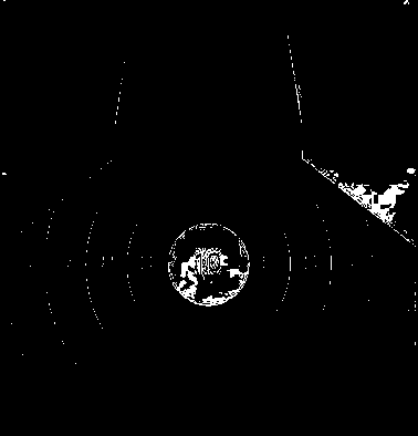 Projectile location method based on image recognition