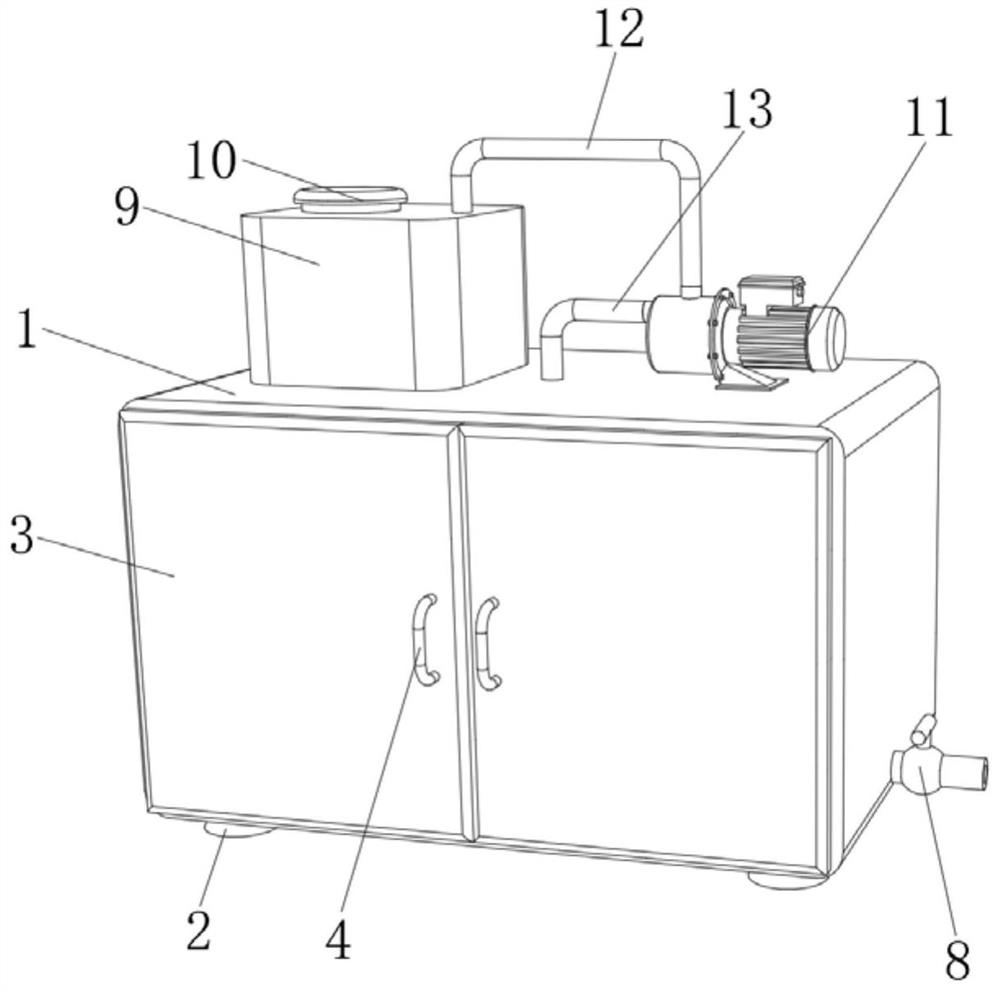 Cleaning device for semiconductor preparation