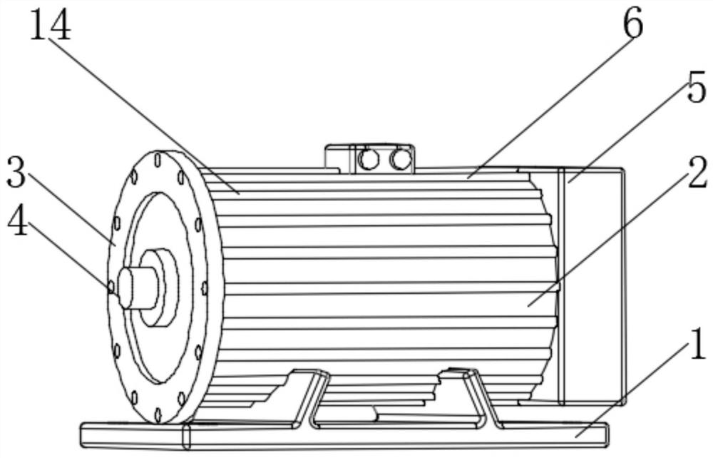 A dust-proof motor