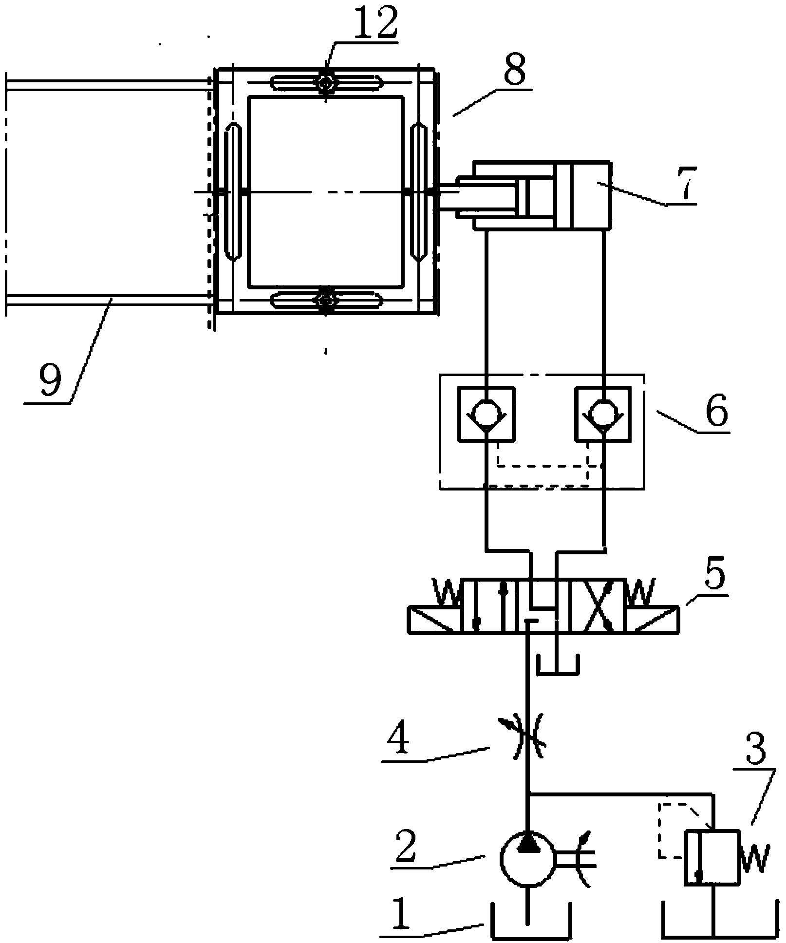 Hydraulic auxiliary device for parking