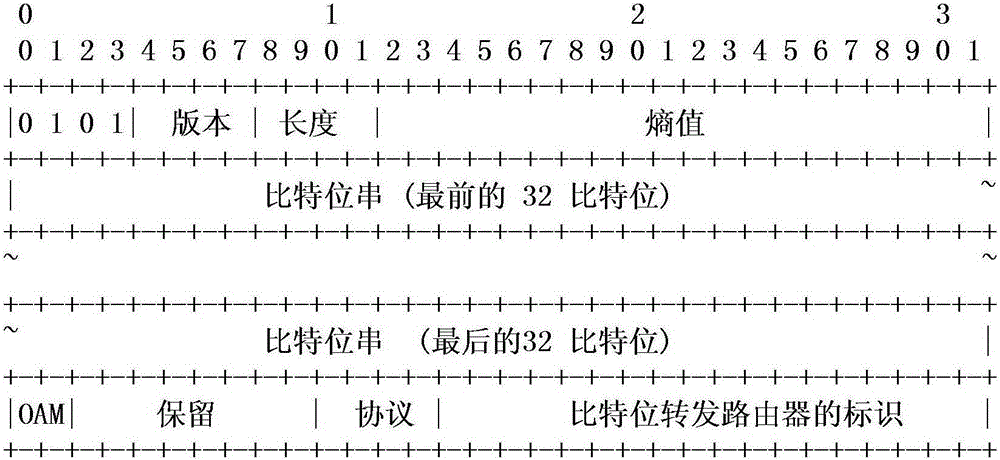 Method for realizing bit index display copying and bit forwarding router